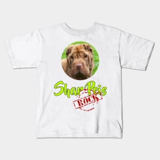 Shar Peis Rock! Kids T-Shirt